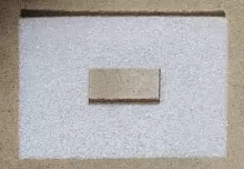 Ложемент из вспененного полиэтилена (НПЭ), белый, 200х150х50 мм для электротехнической продукции 
